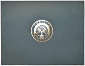 Custom Green Paper Certificate Folders